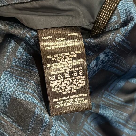 Ted Baker Mens London Sheldon WoolBlend Jacket Size 5/US Large - Picture 9 of 12